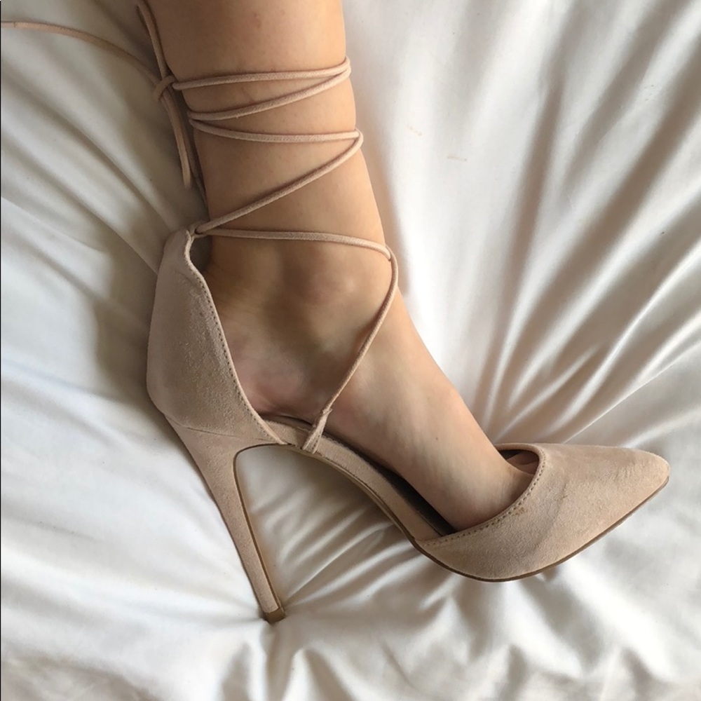 wrap up stiletto heels